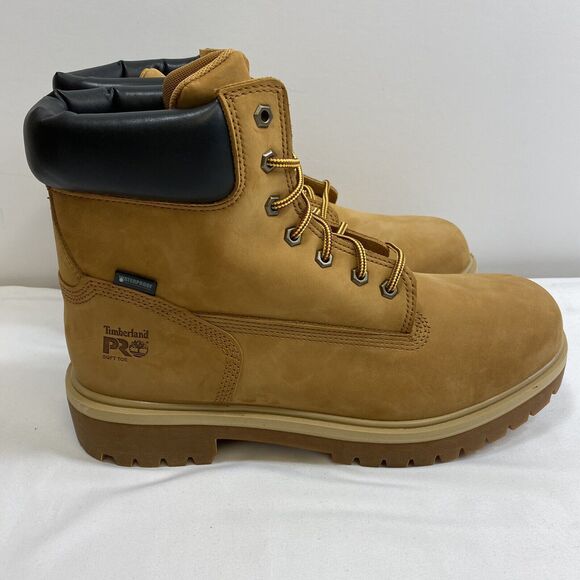 Timberland PRO Other - Timberland PRO Boots Men 12 Tan 6" Soft Toe Waterproof Workwear Insulated Shoes